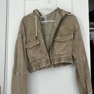 urban outfitters cropped hoodie